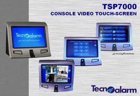 Tecnoalarm - Console video touch-screen